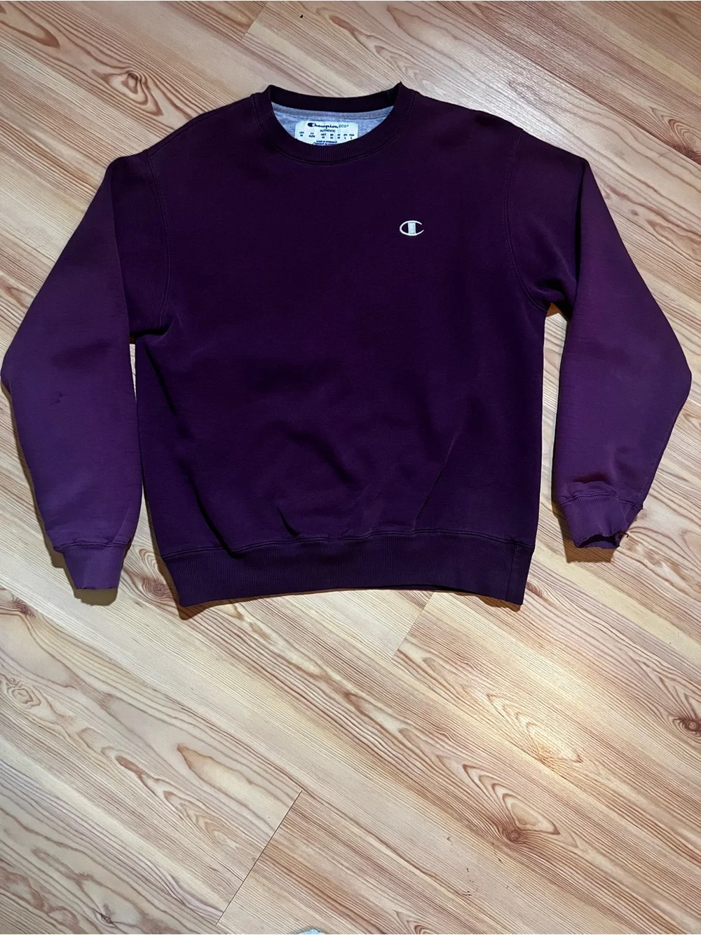 Champion Men's Crewneck Sweatshirt - Deep Burgundy